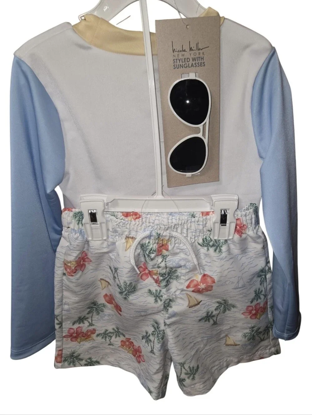 Nicole Miller New York Girls 3pc. Rashguard Set..5